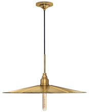  PD421BBRT4CBLM - Pendant Doppio Brushed Brass 120v 40w Retro Tube Filament 300mm T8 E26 Black Cord